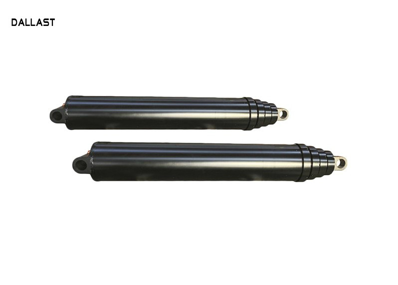 Telescopic Dump Truck Trailer Hydraulic Cylinder Hyva Parker, Dump